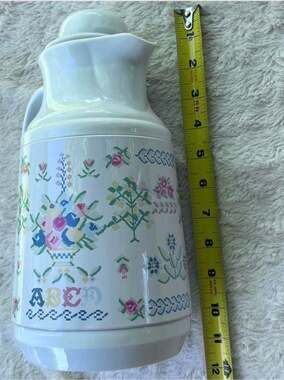 Vintage Phoenix Floral Thermal Carafe Beverage Server